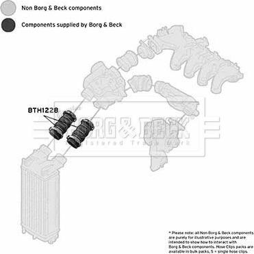 Borg & Beck BTH1228 - Pūtes sistēmas gaisa caurule adetalas.lv