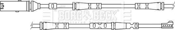 Borg & Beck BWL3189 - Indikators, Bremžu uzliku nodilums adetalas.lv