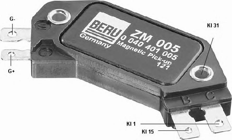 BorgWarner (BERU) 0 040 401 005 - Komutators, Aizdedzes sistēma adetalas.lv