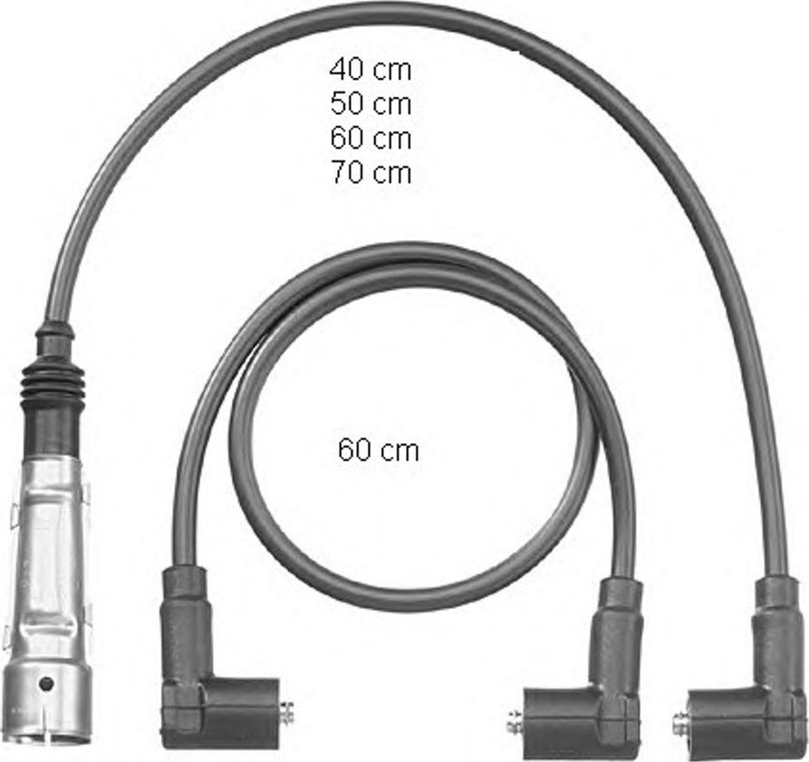 BorgWarner (BERU) 0300890562 - Augstsprieguma vadu komplekts adetalas.lv