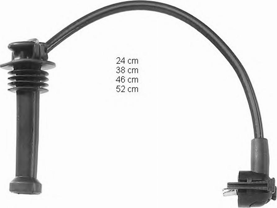 BorgWarner (BERU) 0300890719 - Augstsprieguma vadu komplekts adetalas.lv