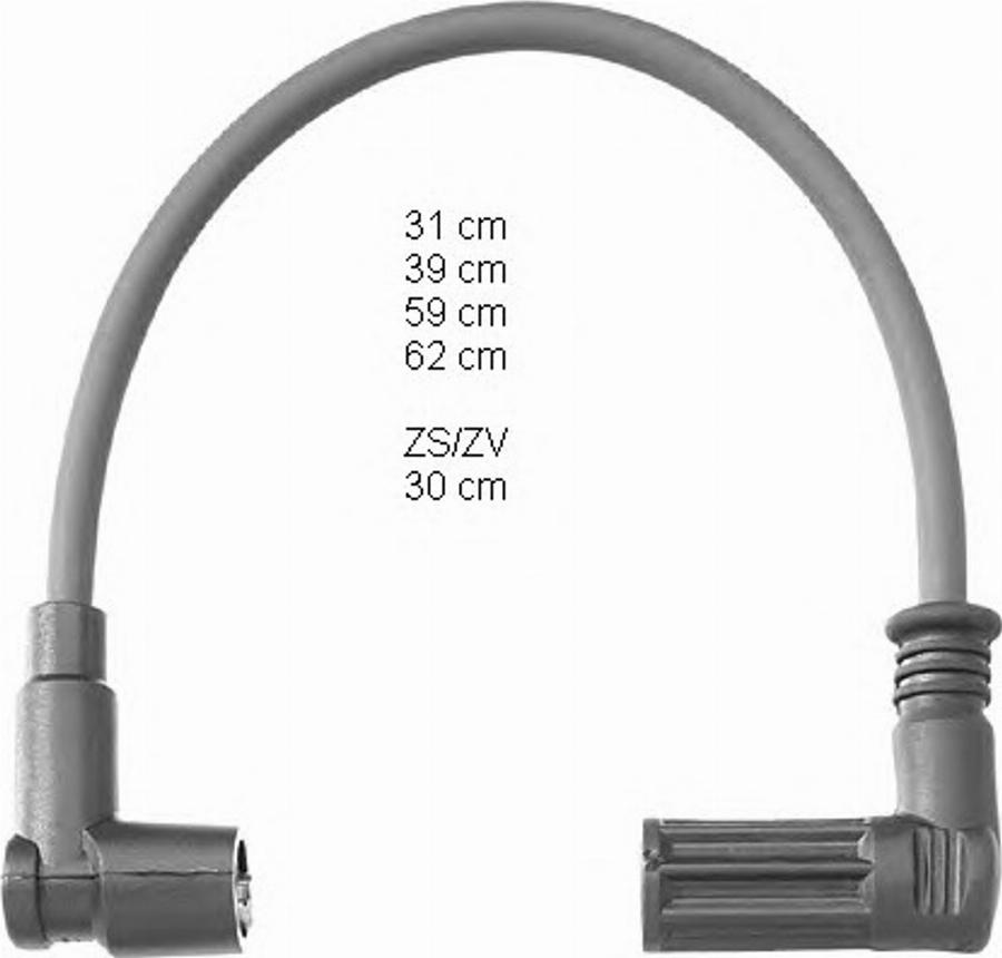 BorgWarner (BERU) 0300890722 - Augstsprieguma vadu komplekts adetalas.lv