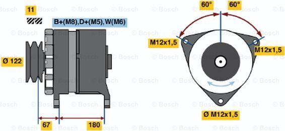 BOSCH 9 120 456 048 - Ģenerators adetalas.lv