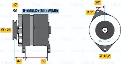 BOSCH 6 033 GB3 009 - Ģenerators adetalas.lv