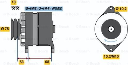 BOSCH 6 033 GB3 034 - Ģenerators adetalas.lv