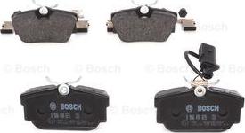 BOSCH 0 986 494 619 - Bremžu uzliku kompl., Disku bremzes adetalas.lv