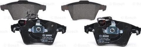 BOSCH 0 986 494 164 - Bremžu uzliku kompl., Disku bremzes adetalas.lv