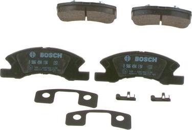 BOSCH 0 986 494 134 - Bremžu uzliku kompl., Disku bremzes adetalas.lv