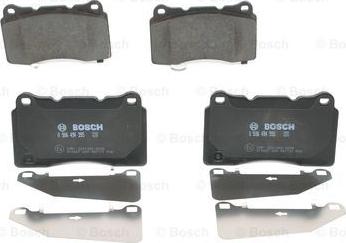 BOSCH 0 986 494 395 - Bremžu uzliku kompl., Disku bremzes adetalas.lv