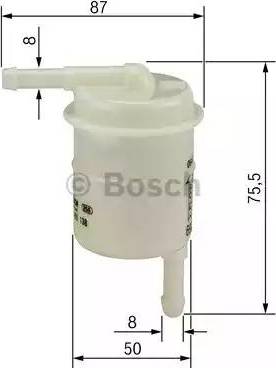 BOSCH 0 986 450 030 - Degvielas filtrs adetalas.lv