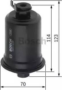 BOSCH 0 986 450 111 - Degvielas filtrs adetalas.lv