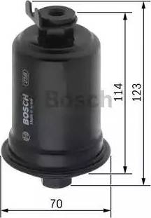 BOSCH 0 986 450 123 - Degvielas filtrs adetalas.lv