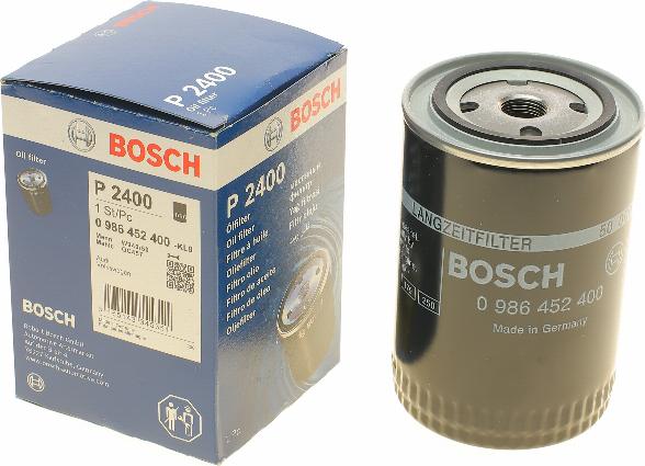 BOSCH 0 986 452 400 - Eļļas filtrs adetalas.lv