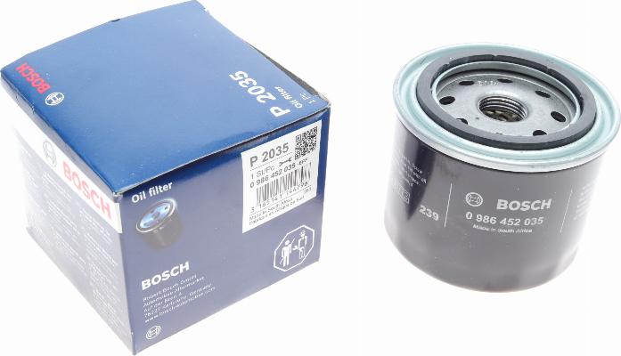 BOSCH 0 986 452 035 - Eļļas filtrs adetalas.lv