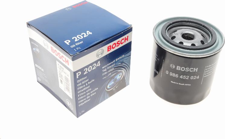 BOSCH 0 986 452 024 - Eļļas filtrs adetalas.lv