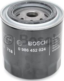 BOSCH 0 986 452 024 - Eļļas filtrs adetalas.lv