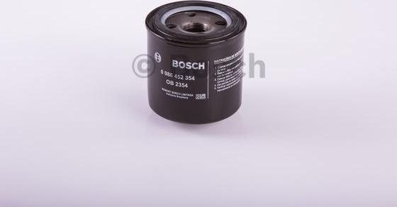 BOSCH 0 986 452 354 - Eļļas filtrs adetalas.lv