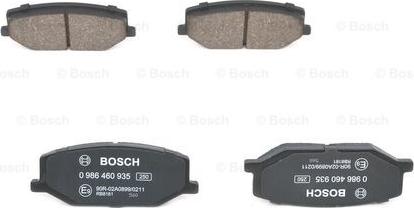 BOSCH 0 986 460 935 - Bremžu uzliku kompl., Disku bremzes adetalas.lv