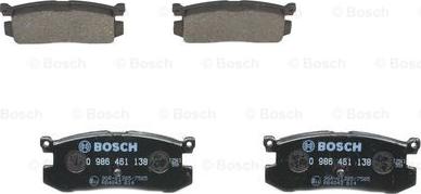 BOSCH 0 986 461 138 - Bremžu uzliku kompl., Disku bremzes adetalas.lv