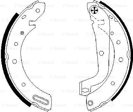 BOSCH 0 986 487 583 - Bremžu loku komplekts adetalas.lv