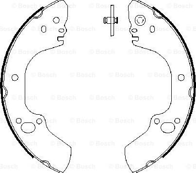 BOSCH 0 986 487 662 - Bremžu loku komplekts adetalas.lv