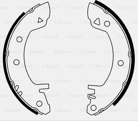 BOSCH 0 986 487 011 - Bremžu loku komplekts adetalas.lv