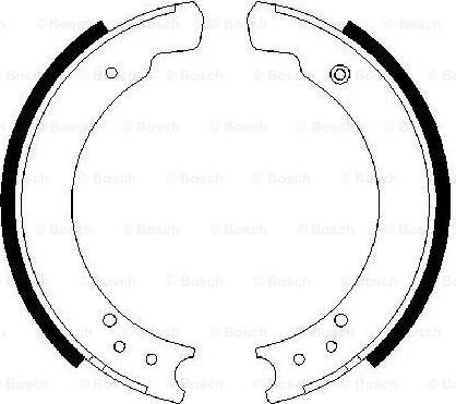 BOSCH 0 986 487 395 - Bremžu loku komplekts adetalas.lv