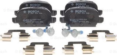 BOSCH 0 986 424 528 - Bremžu uzliku kompl., Disku bremzes adetalas.lv