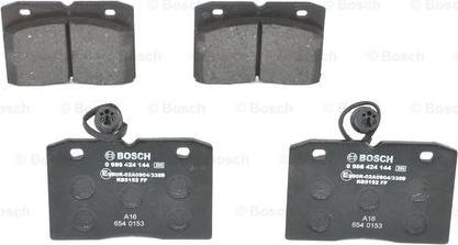 BOSCH 0 986 424 144 - Bremžu uzliku kompl., Disku bremzes adetalas.lv