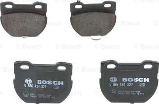 BOSCH 0 986 424 827 - Bremžu uzliku kompl., Disku bremzes adetalas.lv