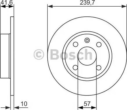 BOSCH 0 986 479 903 - Bremžu diski adetalas.lv