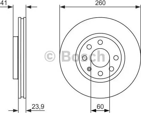 BOSCH 0 986 479 902 - Bremžu diski adetalas.lv