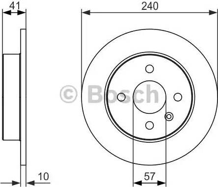 BOSCH 0 986 479 918 - Bremžu diski adetalas.lv