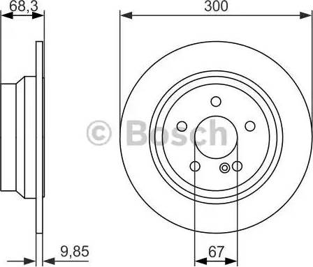 BOSCH 0 986 479 931 - Bremžu diski adetalas.lv