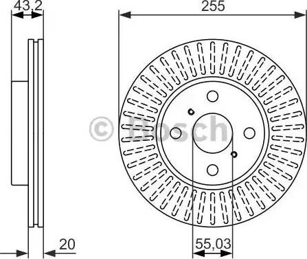 BOSCH 0 986 479 927 - Bremžu diski adetalas.lv