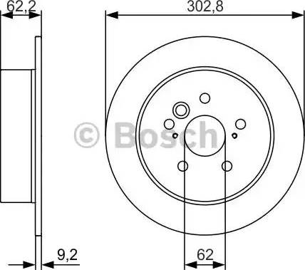 BOSCH 0 986 479 978 - Bremžu diski adetalas.lv