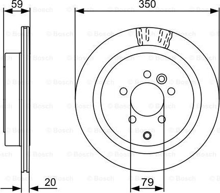 BOSCH 0 986 479 492 - Bremžu diski adetalas.lv