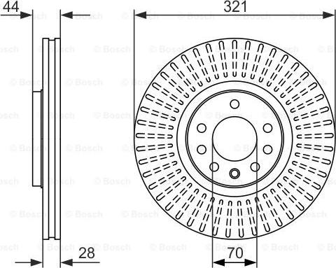 BOSCH 0 986 479 571 - Bremžu diski adetalas.lv