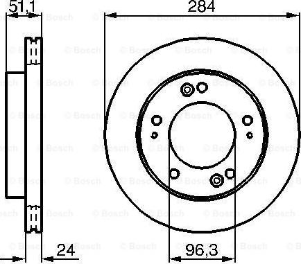 BOSCH 0 986 479 020 - Bremžu diski adetalas.lv