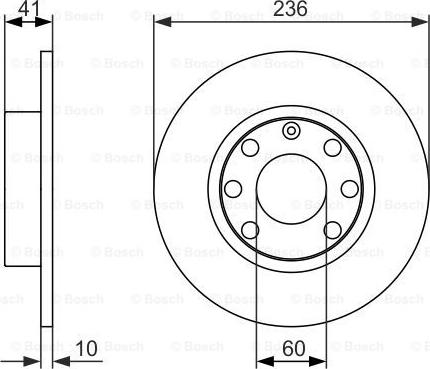 BOSCH 0 986 479 829 - Bremžu diski adetalas.lv