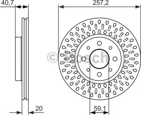 BOSCH 0 986 479 875 - Bremžu diski adetalas.lv