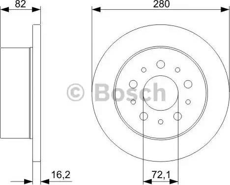 BOSCH 0 986 479 298 - Bremžu diski adetalas.lv