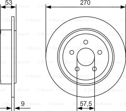 BOSCH 0 986 479 A79 - Bremžu diski adetalas.lv