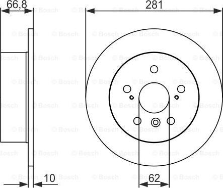 BOSCH 0 986 479 C21 - Bremžu diski adetalas.lv