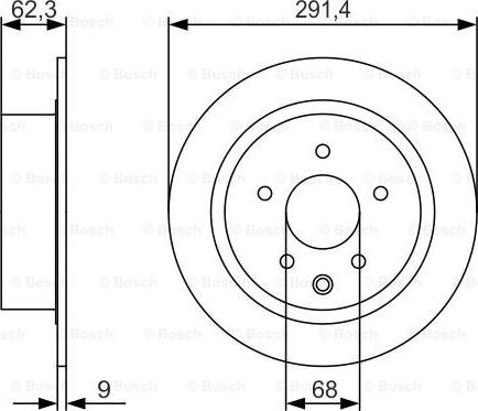 BOSCH 0 986 479 R14 - Bremžu diski adetalas.lv