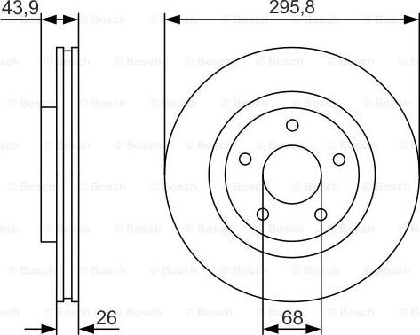 BOSCH 0 986 479 R89 - Bremžu diski adetalas.lv