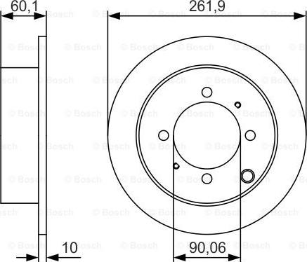 BOSCH 0 986 479 S53 - Bremžu diski adetalas.lv