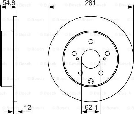 BOSCH 0 986 479 S67 - Bremžu diski adetalas.lv