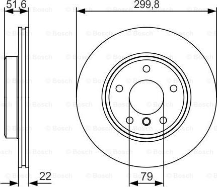 BOSCH 0 986 479 S32 - Bremžu diski adetalas.lv