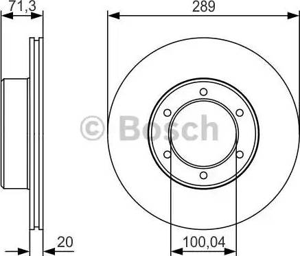 BOSCH 0 986 479 S24 - Bremžu diski adetalas.lv